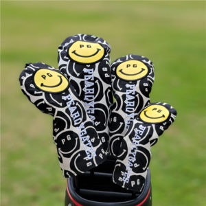 Pearly Gates Smiley 1 3 5 U Headcover set Driver Fairway Hybrid Wood Head Cover