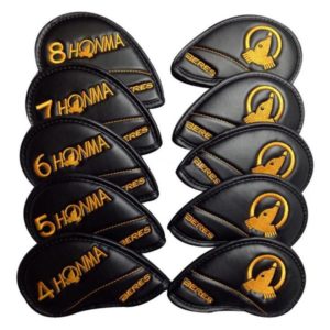 10 pieces/lot HONMA Golf headcover PU Golf irons head Cover