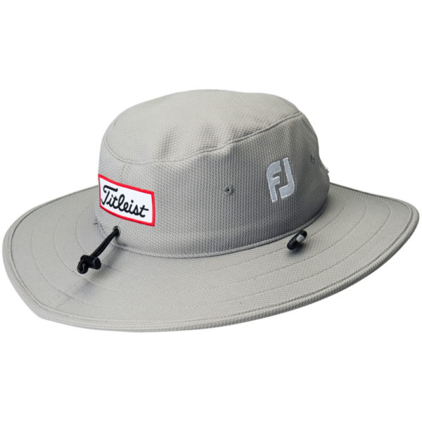 Titleist Tour Aussie Golf Hat Full Brim Sun Bucket Hat (grey)
