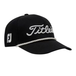 Titleist Golf Pro V1 FJ Logo Patch Tour Performance Golf Hat Cap Retro Rope