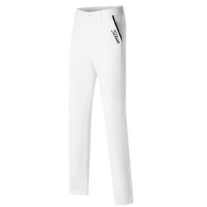 Titleist winter pants Men's Slim Fit Golf Pants iron free golf trousers with wool lining