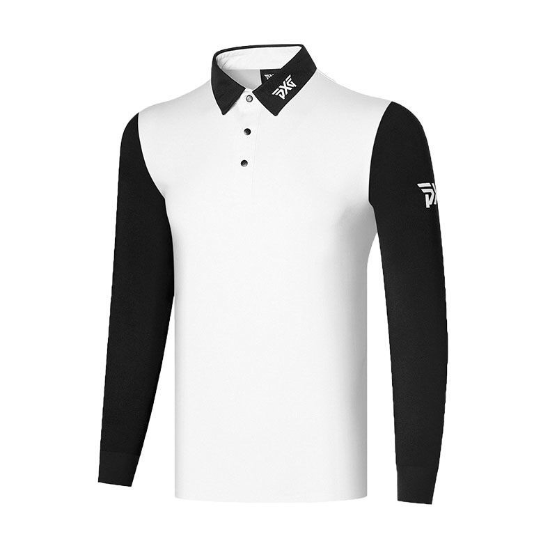 PXG Golf Polo Golf Pullover Men’s Long Sleeve Golf Shirt | Voosia