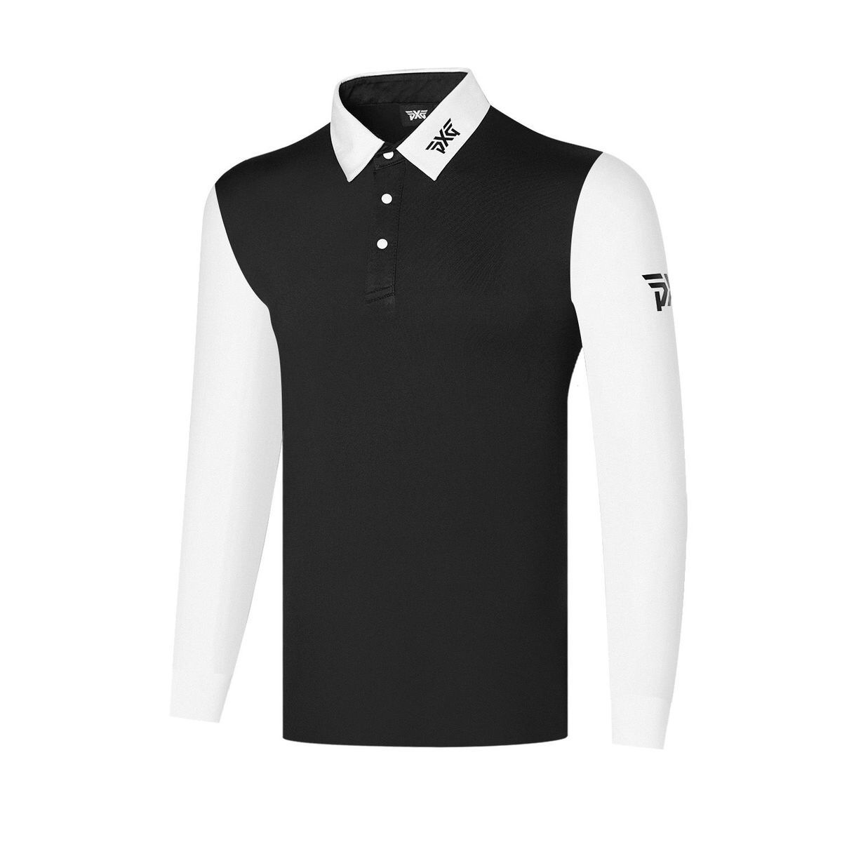 PXG Golf Polo Golf Pullover Men’s Long Sleeve Golf Shirt | Voosia