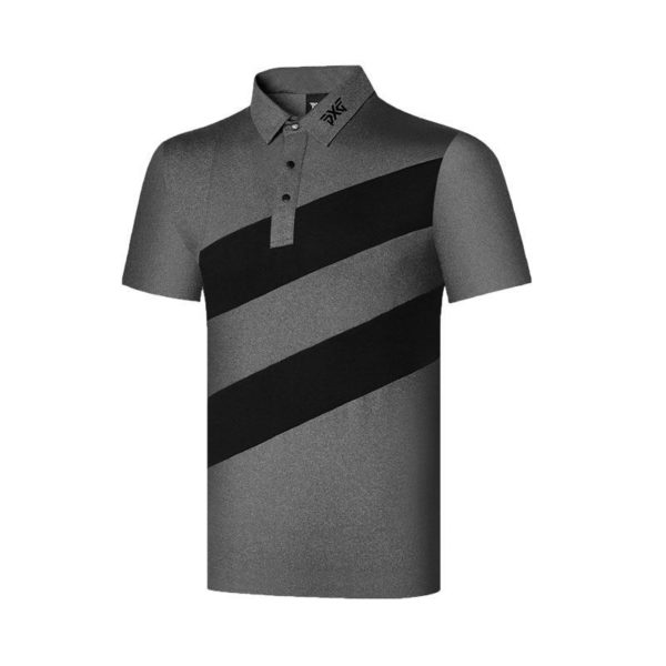 PXG PGA TOUR Men’s Golf Solid Cotton Short Sleeve Polo Shirt | Voosia