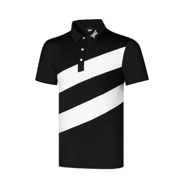 PXG PGA TOUR Men’s Golf Solid Cotton Short Sleeve Polo Shirt | Voosia