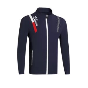 Titleist GOLF COAT MEN’S FULL ZIP WINDBREAKER SPORT STRETCH PERFORMANCE JACKET