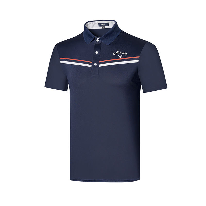 Callaway T-shirt PGA TOUR Men’s Golf Solid Cotton Short Sleeve Polo ...