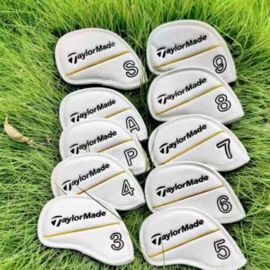 10 pieces/lot Taylormade Golf Club iron headcover PU Golf irons head Cover
